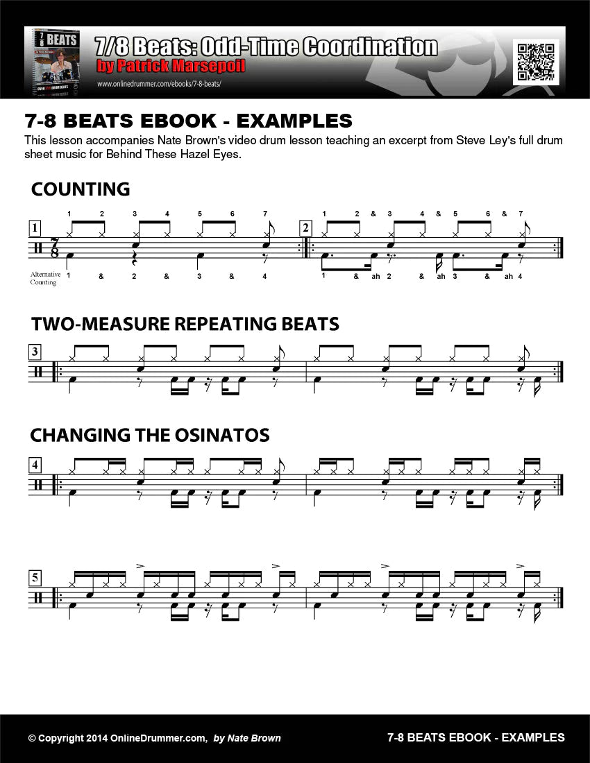 7/8 Beats From Patrick Marsepoil's Ebook