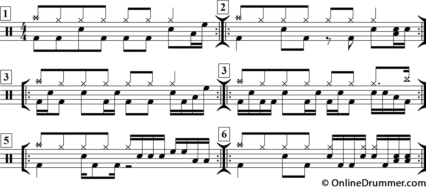 Six Punchy Short Fills