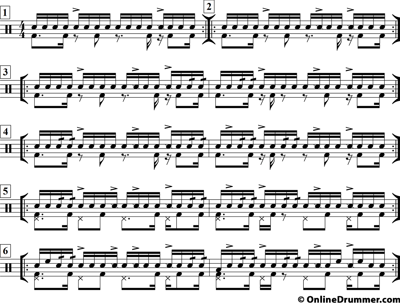 Snare Based Grooves