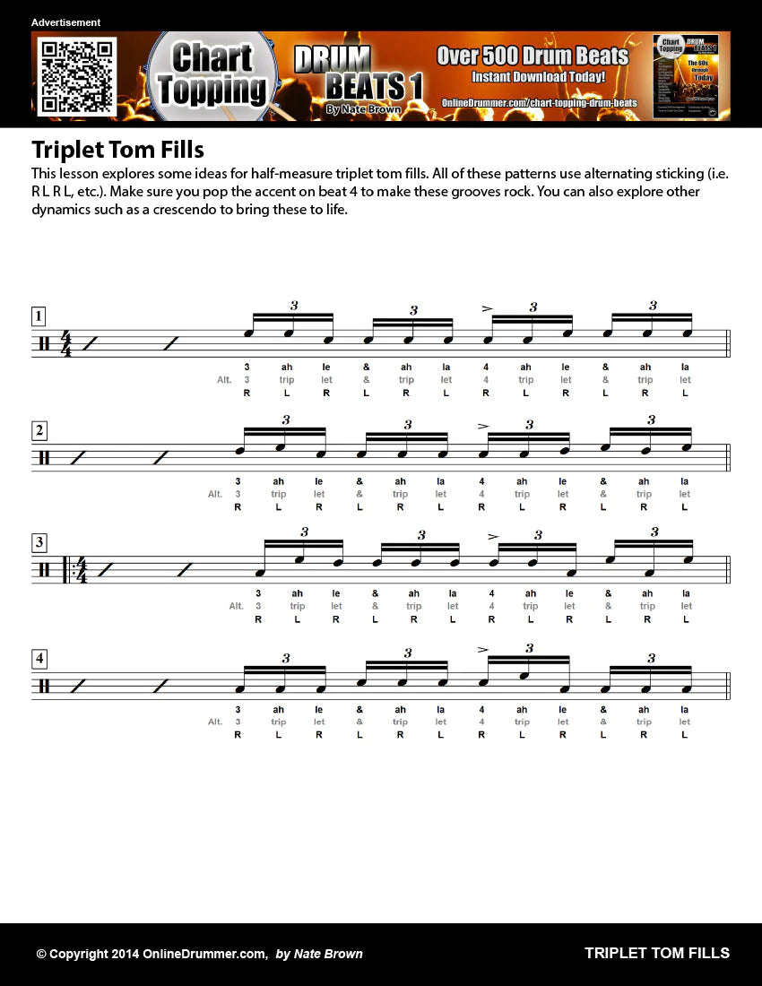 Triplet Tom Fills