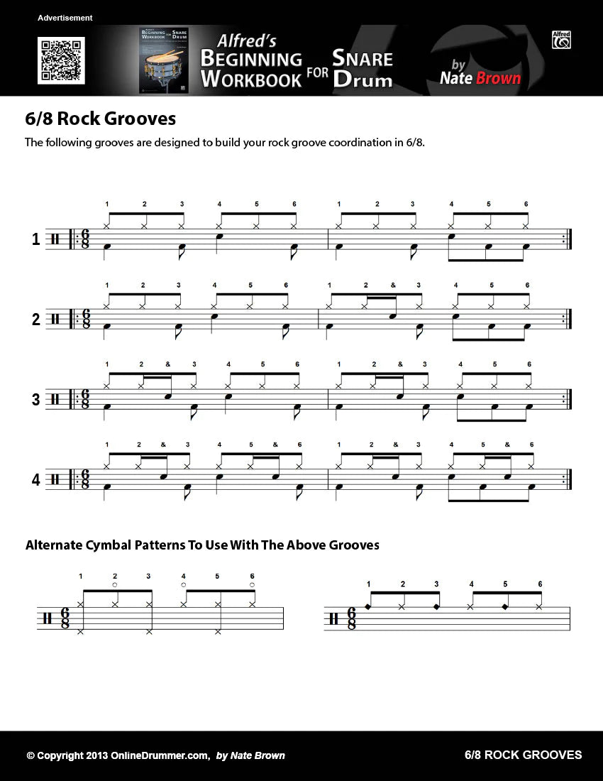 6/8 Rock Grooves