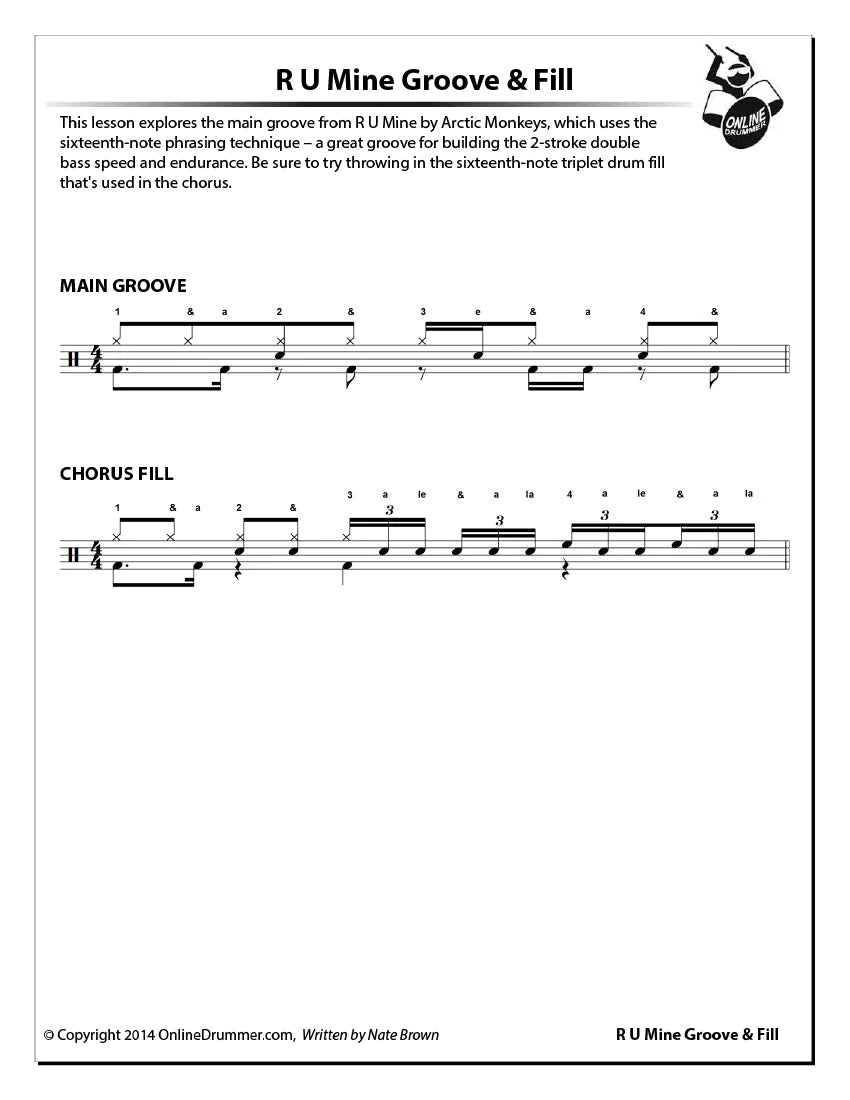 R U Mine Grooves - Arctic Monkeys