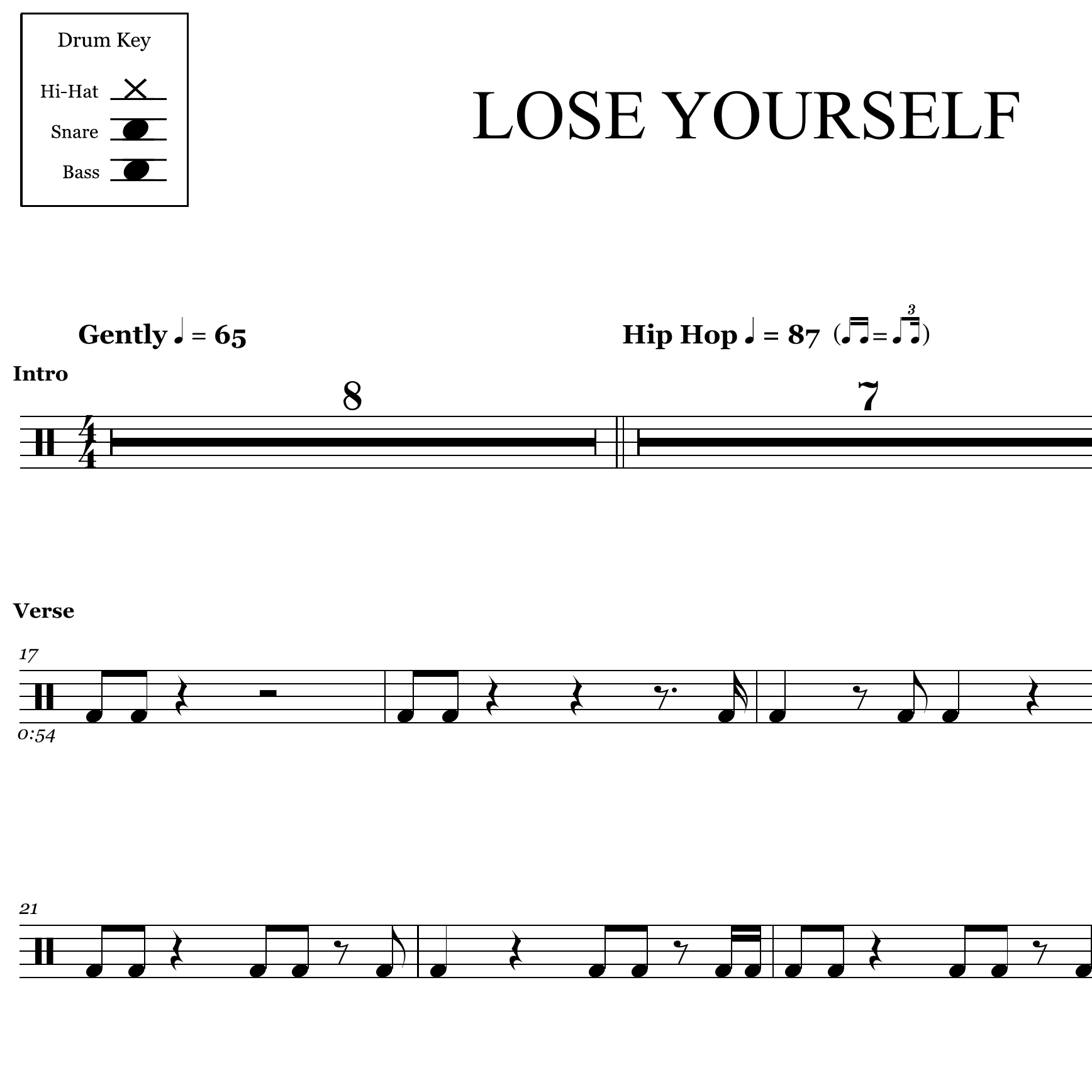 Lose Yourself - Eminem - Thumbnail