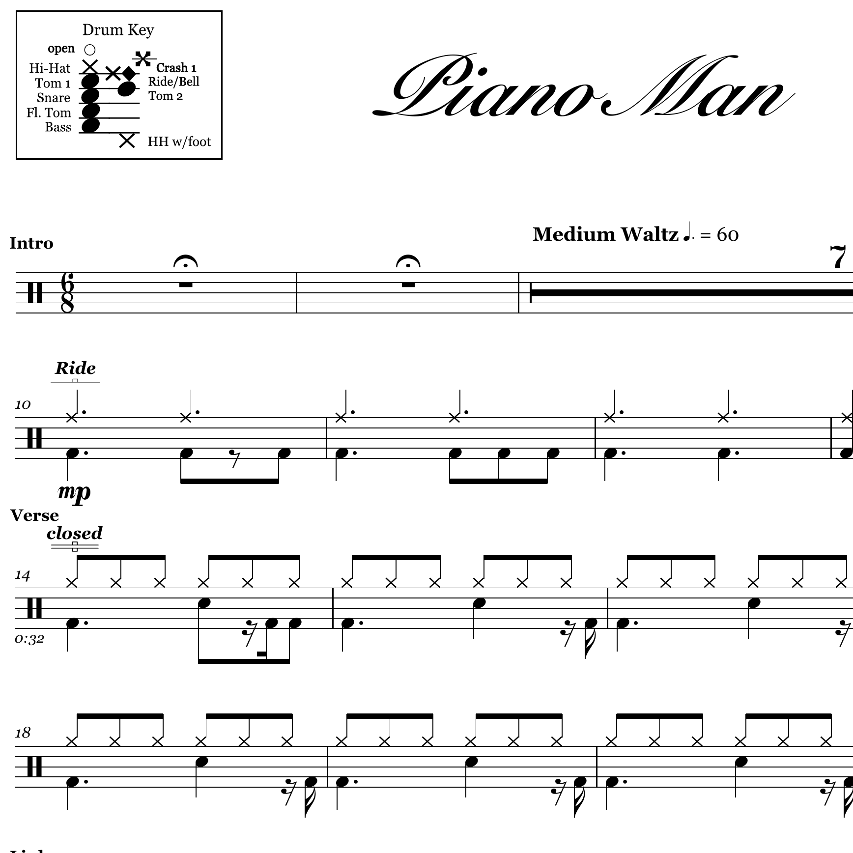 Piano Man - Billy Joel - Thumbnail