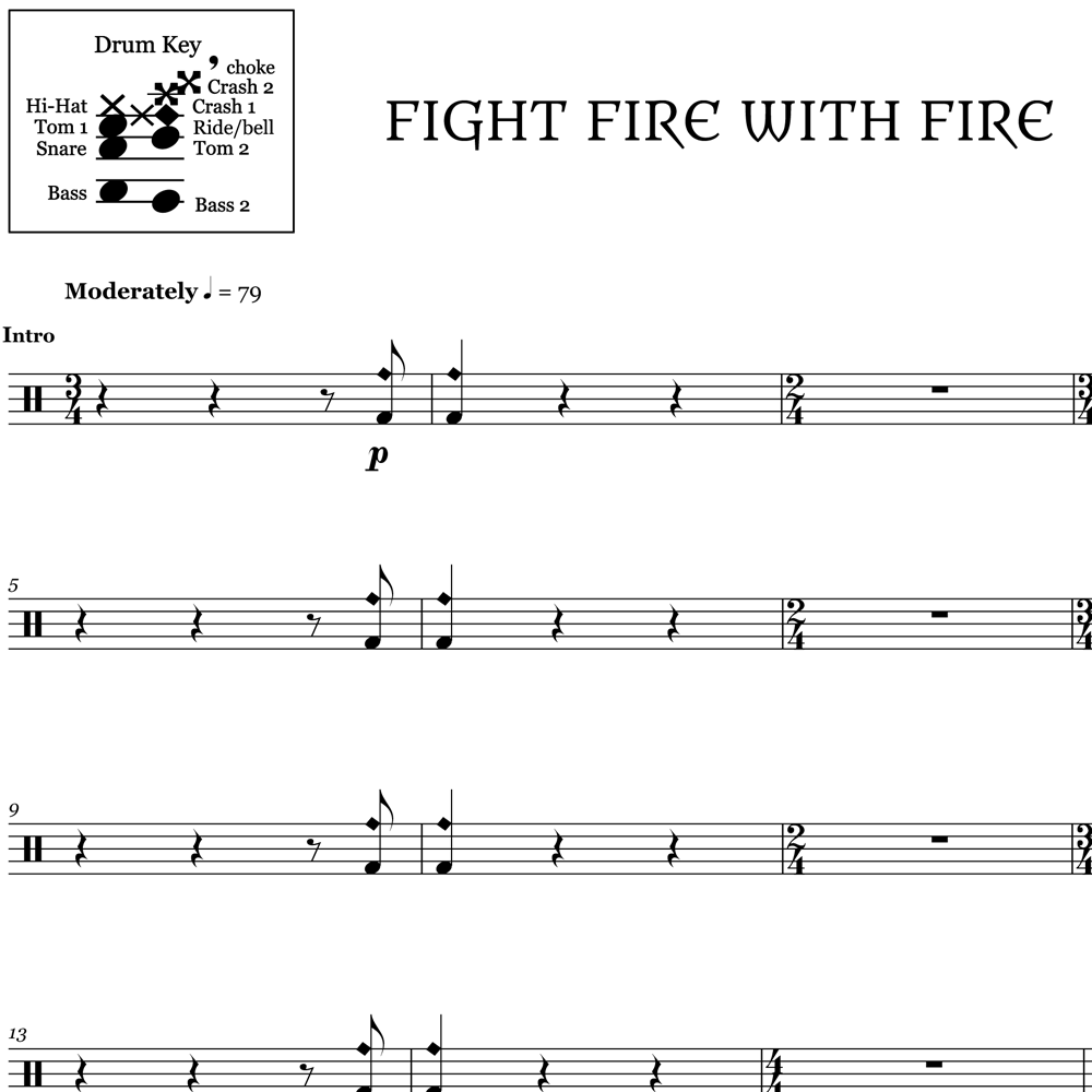 Fight Fire with Fire - Metallica