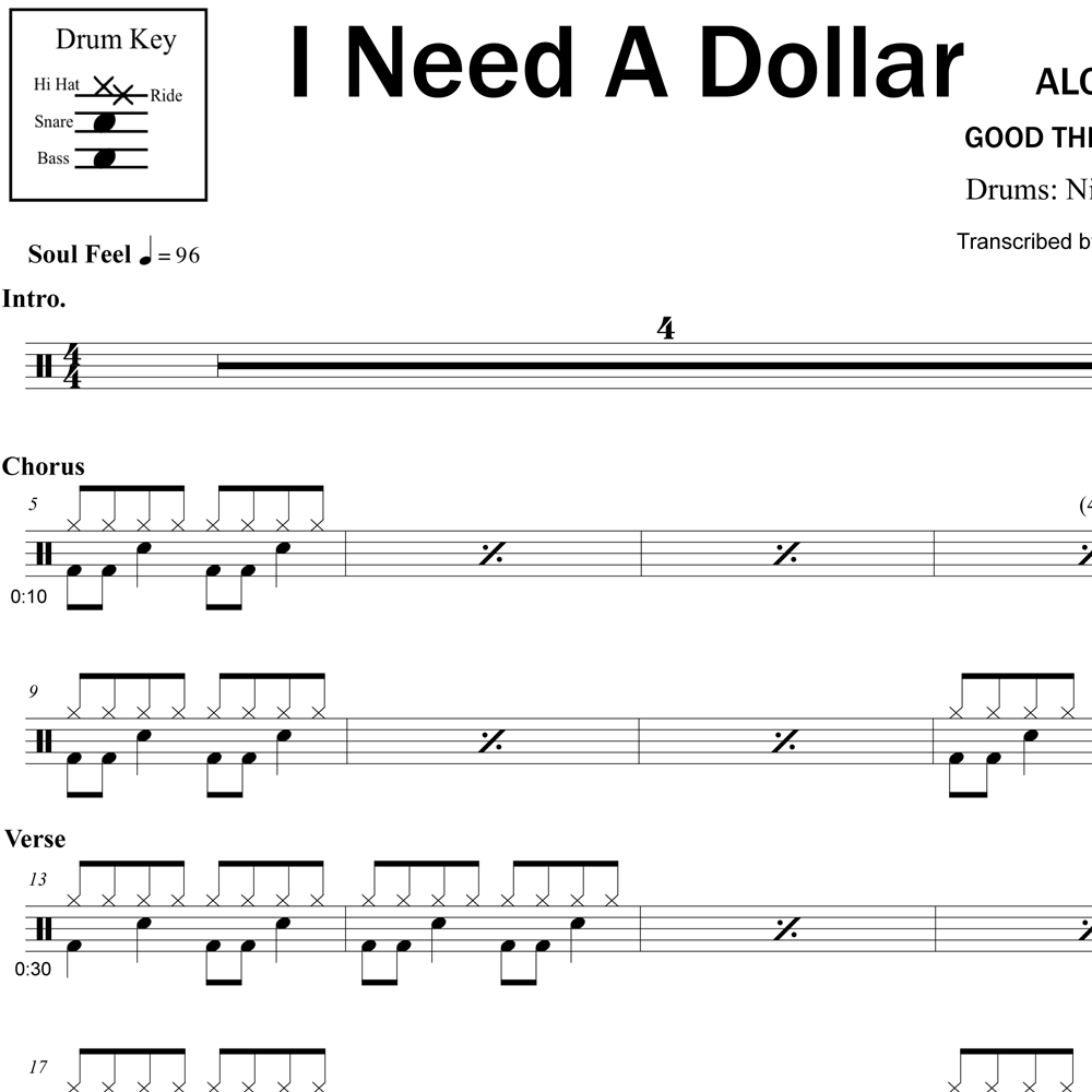 I Need A Dollar - Aloe Blacc