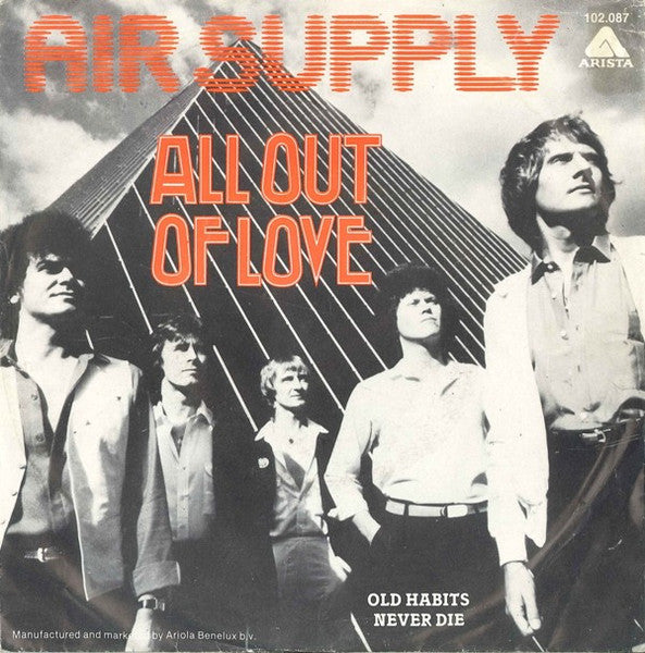 All Out of Love - Air Supply - Drum Sheet Music