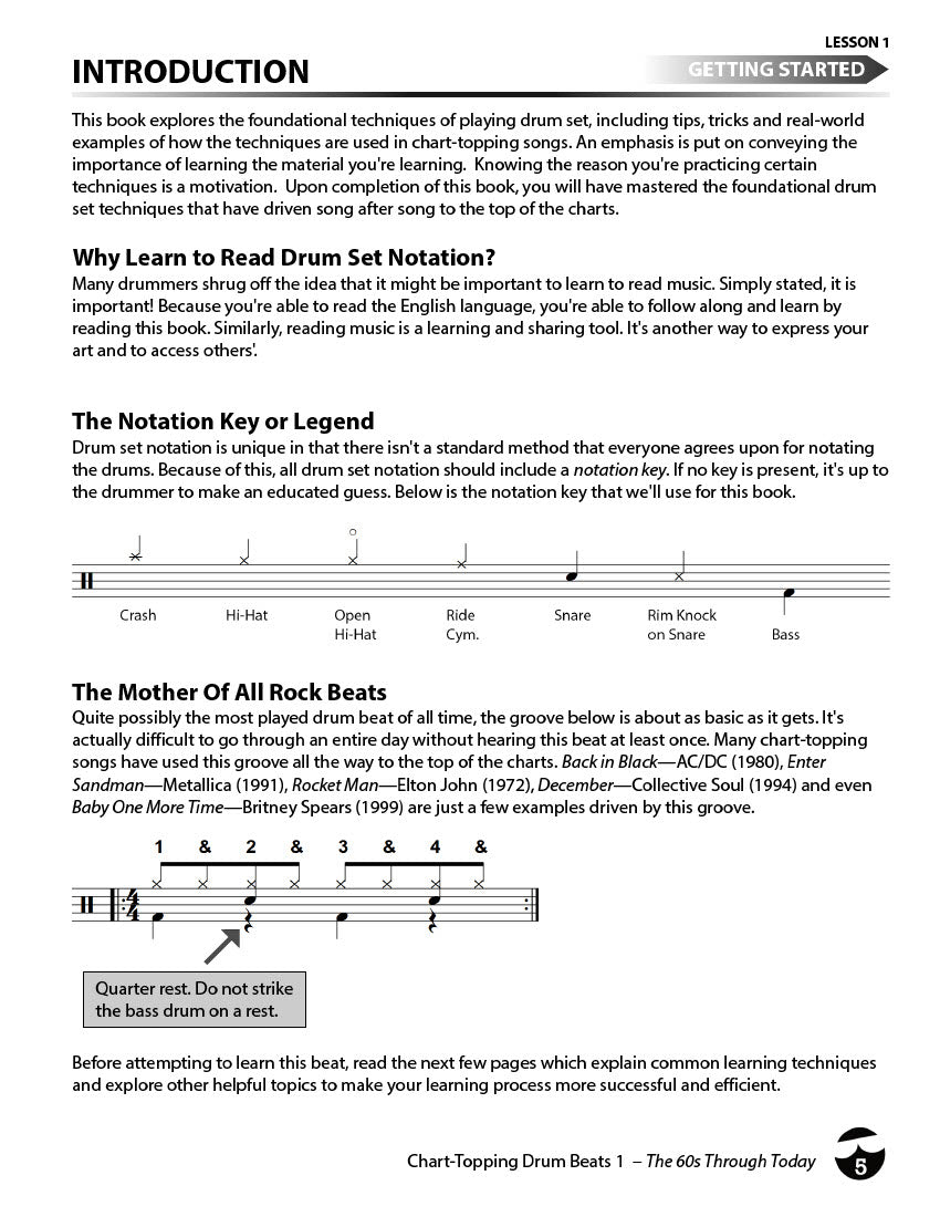 Chart-Topping Drum Beats - Ebook