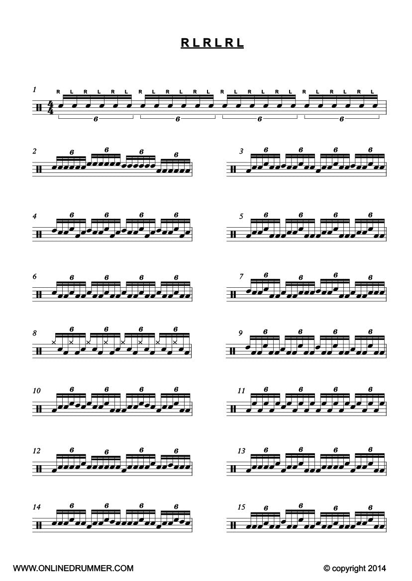 Rockin' Linear Triplet Fills - Ebook