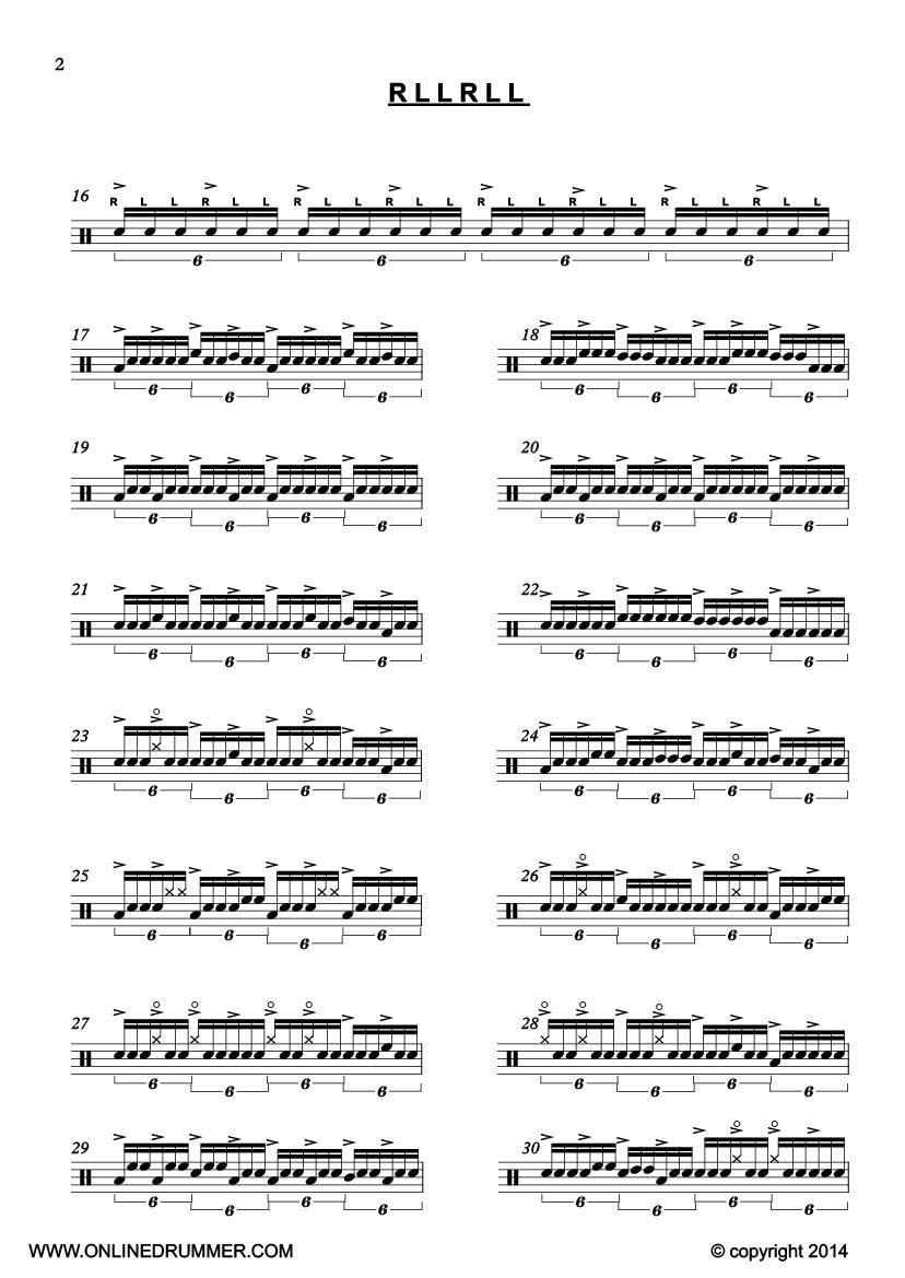 Rockin' Linear Triplet Fills - Ebook