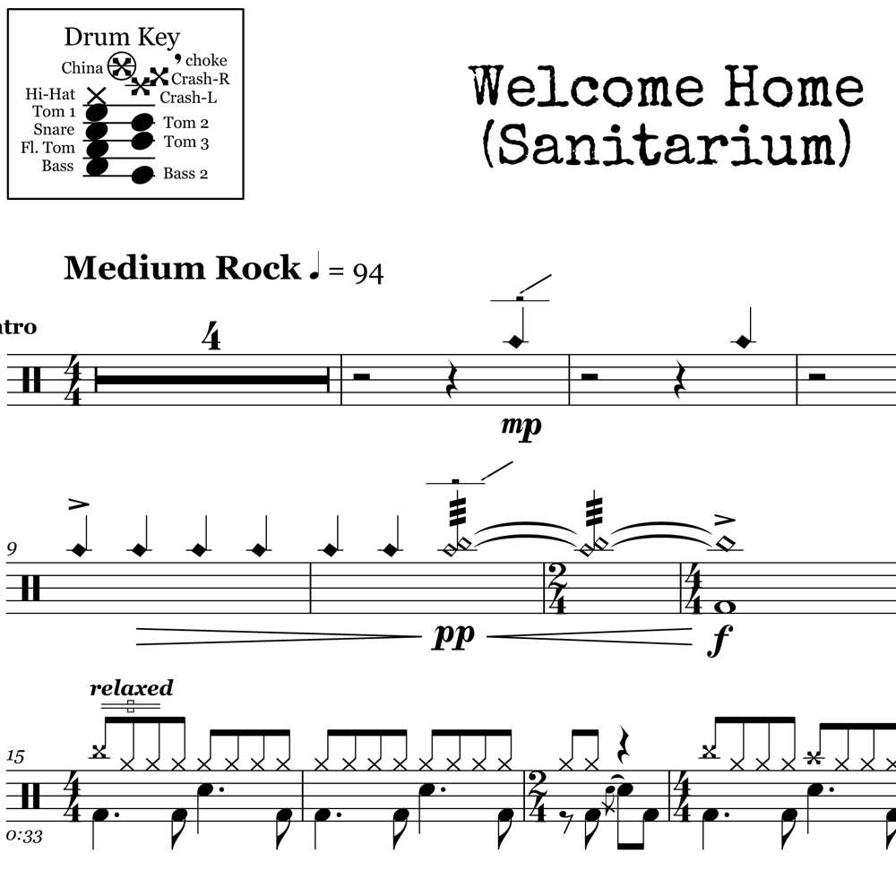 Welcome Home (Sanitarium) - Metallica