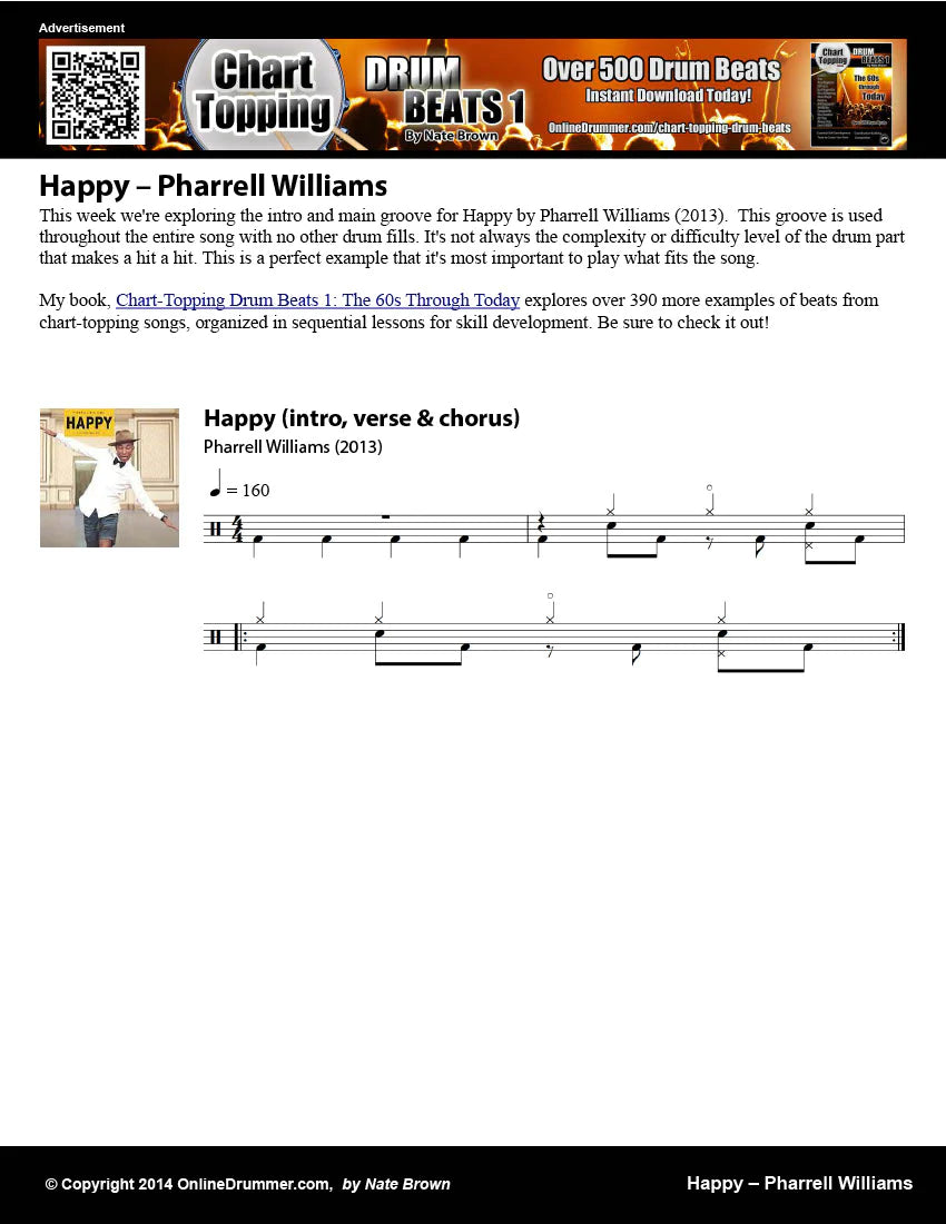 Happy - Pharrell Williams - Groove