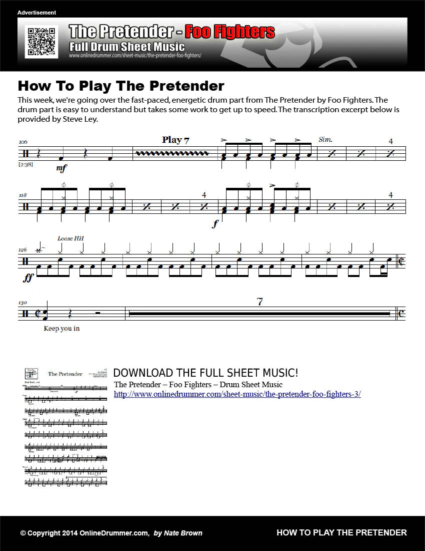 How To Play The Pretender by Foo Fighters