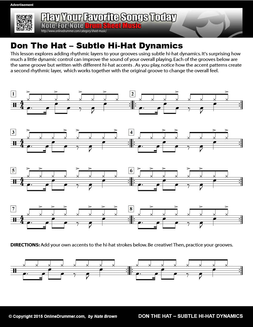 Don The Hat - Subtle Hi-Hat Dynamics
