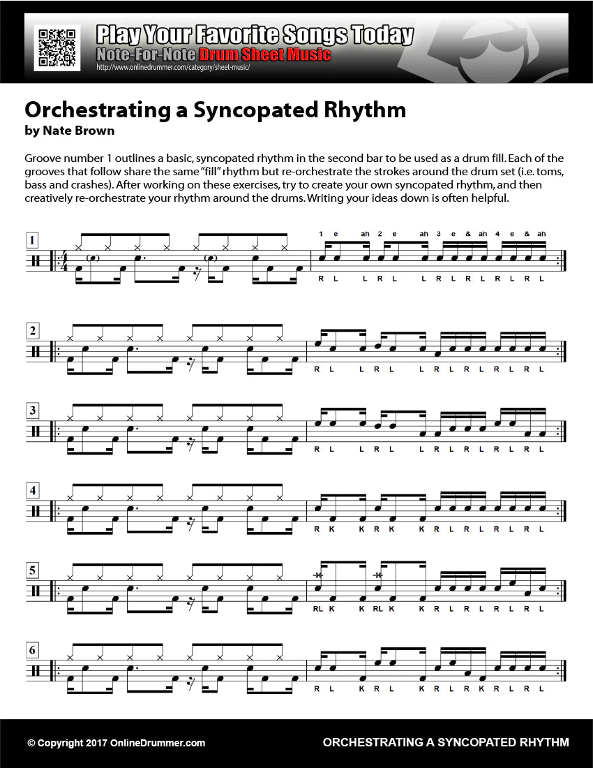 Orchestrating a Syncopated Rhythm