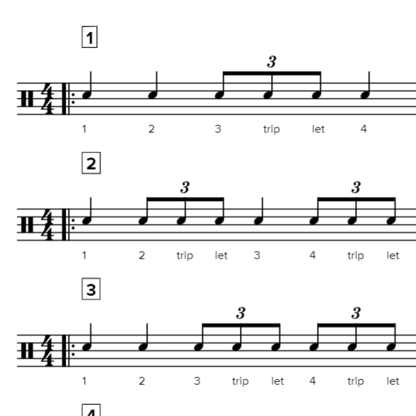 2. Eighth Note Triplets (A)
