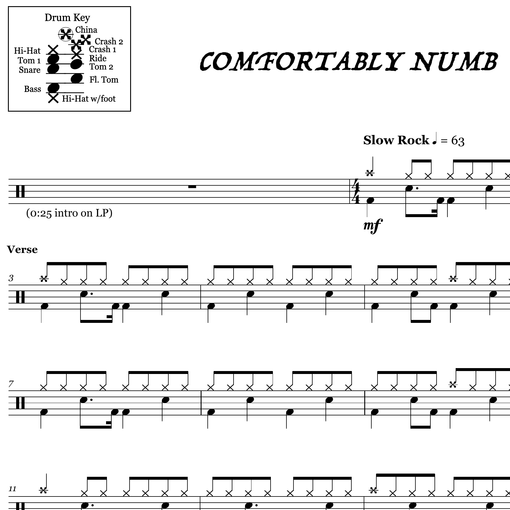 Comfortably Numb - Pink Floyd - Thumbnail