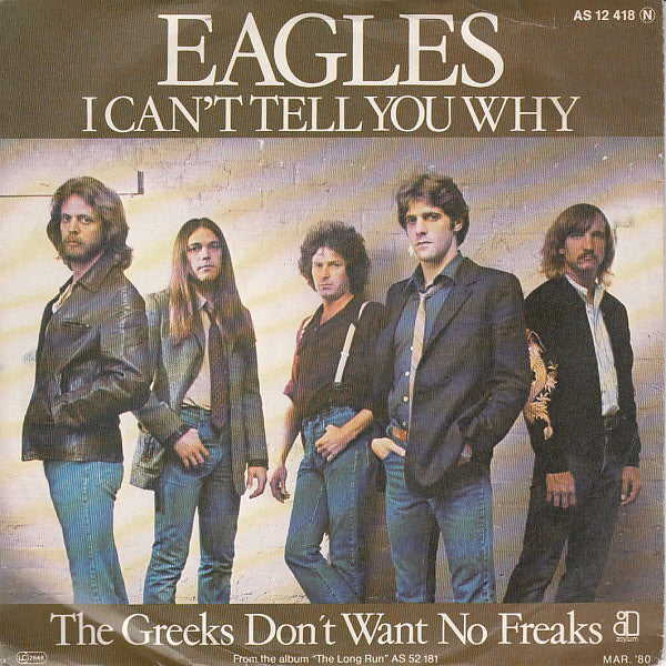 I Can't Tell You Why - Eagles - Album Cover