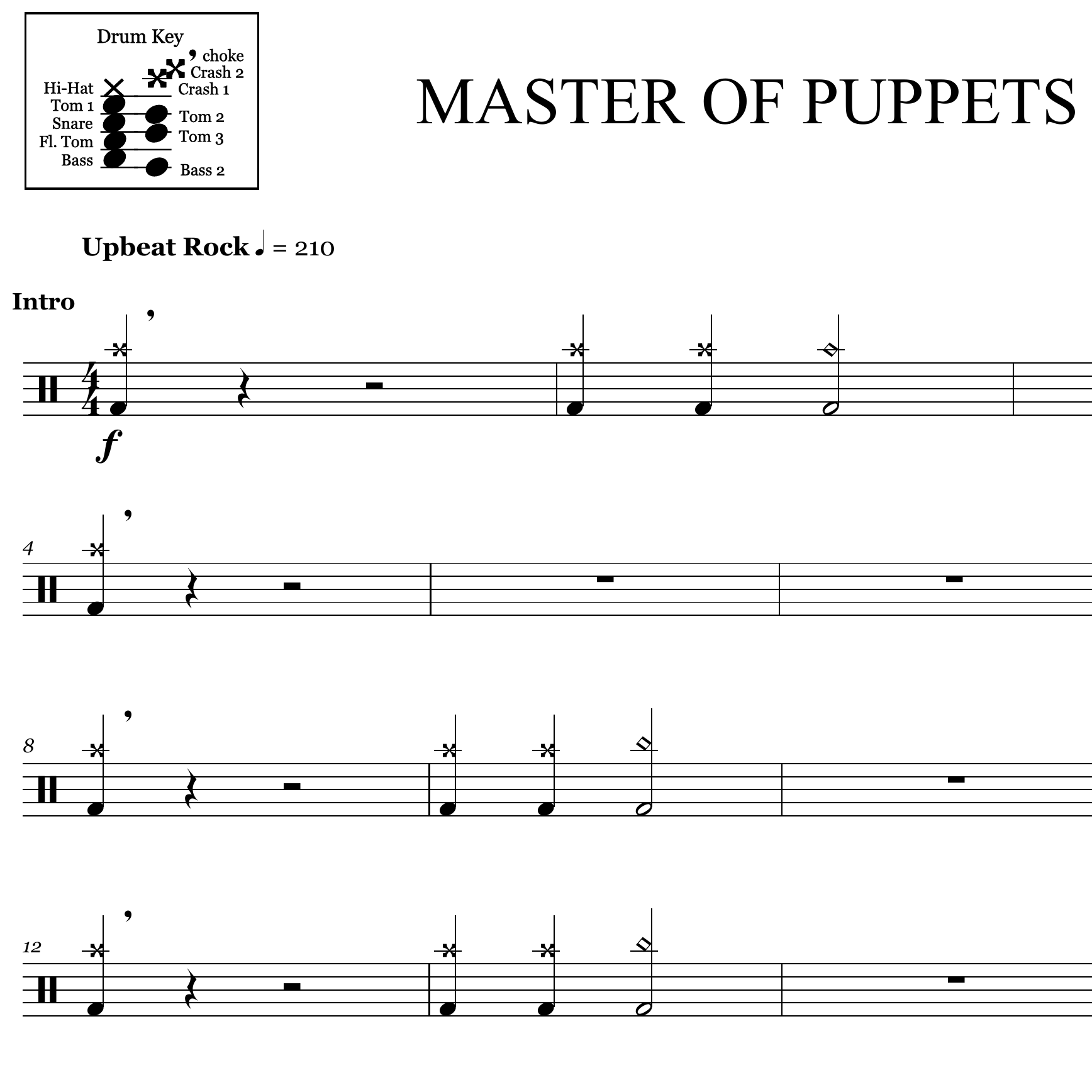 Master of Puppets - Metallica - Thumbnail