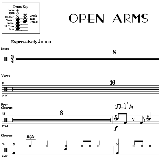 Open Arms - Journey - Thumbnail