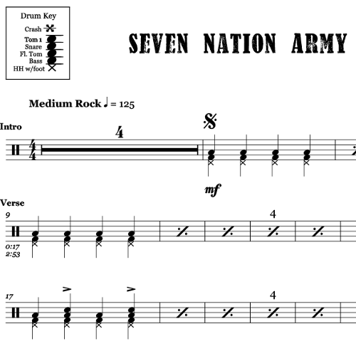 Seven Nation Army - The White Stripes - Thumbnail