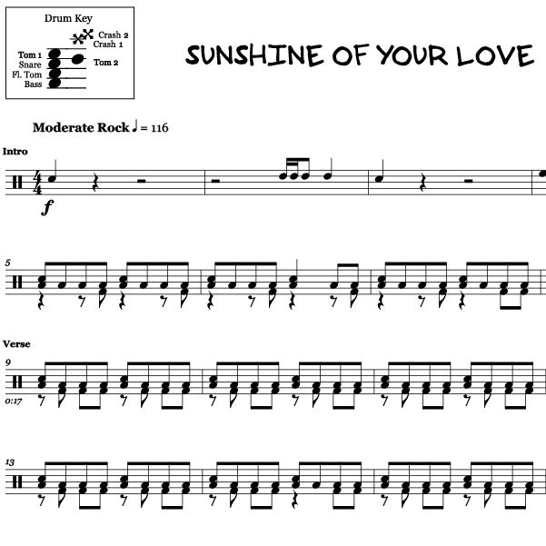 Sunshine of Your Love - Cream - Thumbnail
