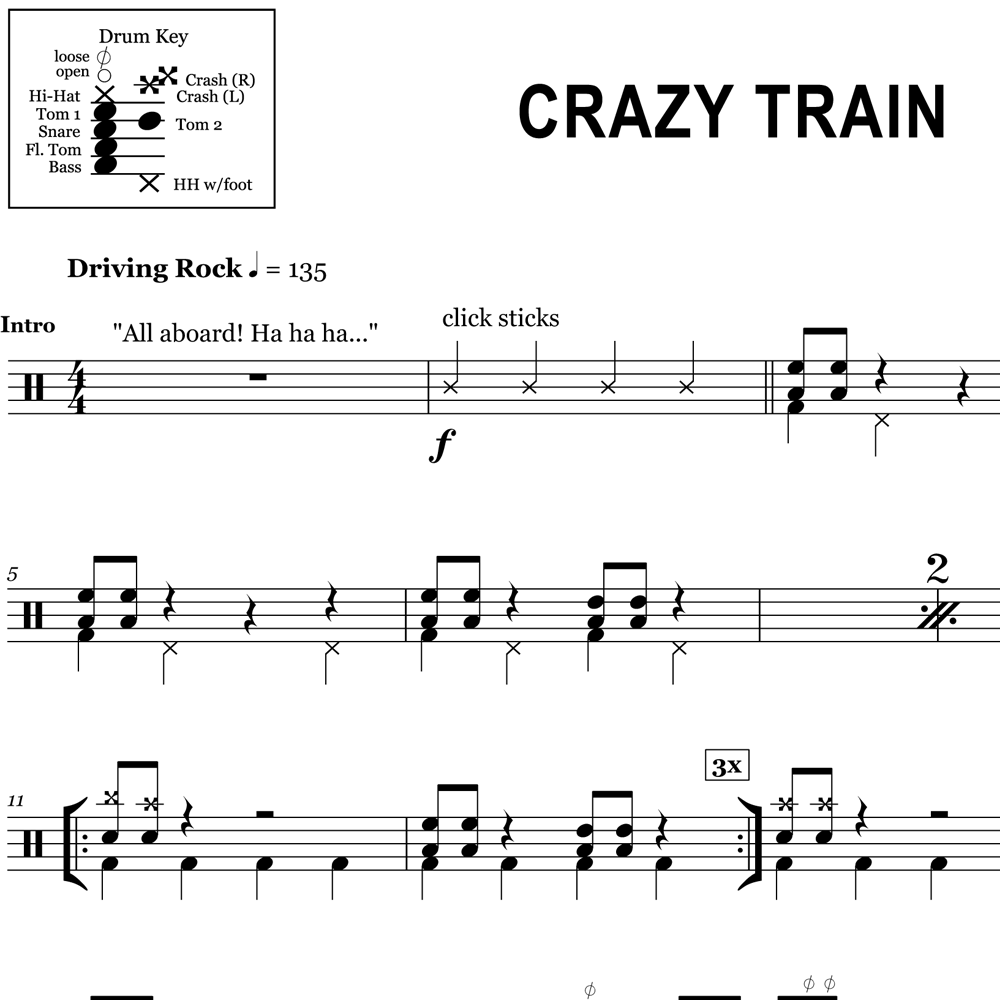 Ozzy Osbourne - Crazy Train (Official Animated Video) 