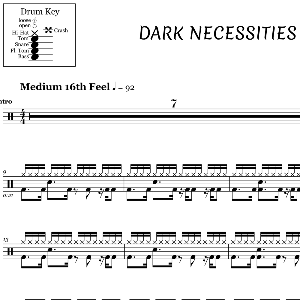 Dark Necessities - Red Hot Chili Peppers