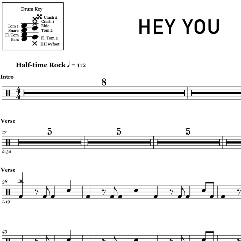 Drum Sheet Music Page 2