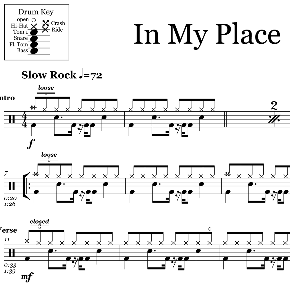 In My Place - Coldplay