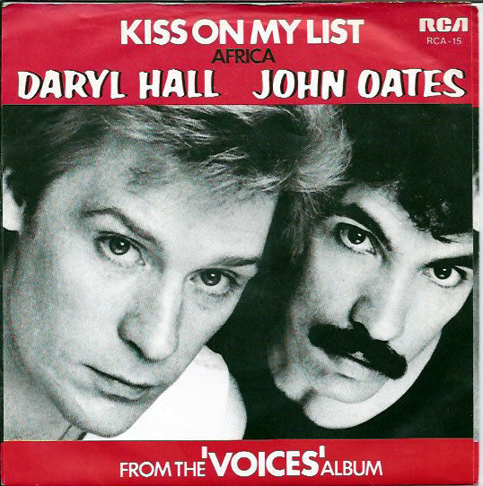 Kiss on My List - Hall and Oates - Drum Sheet Music