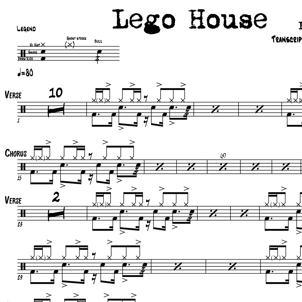 Lego - Ed Sheeran Sheet Music