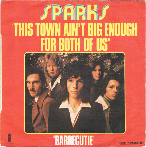 This Town Ain't Big Enough for Both of Us - Sparks - Drum Sheet Music