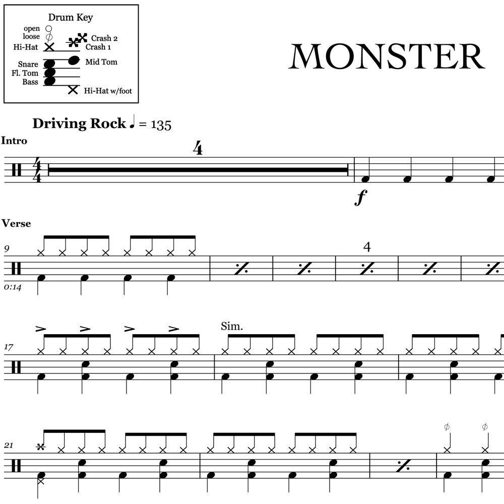 monsters score Monster - Skillet