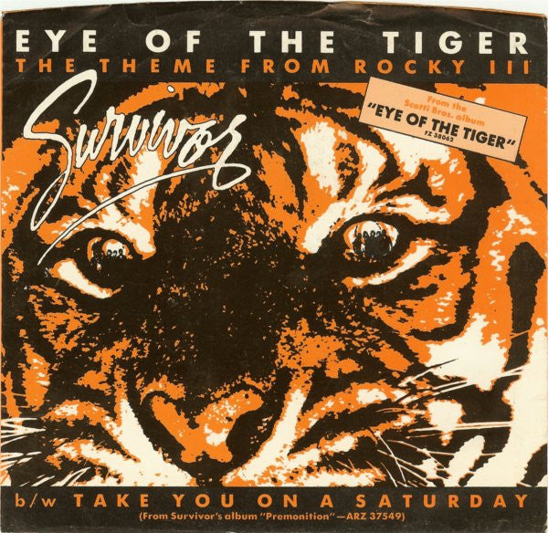 Eye Of The Tiger - Survivor - Drum Sheet Music