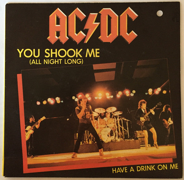 You Shook Me All Night Long - ACDC - Drum Sheet Music