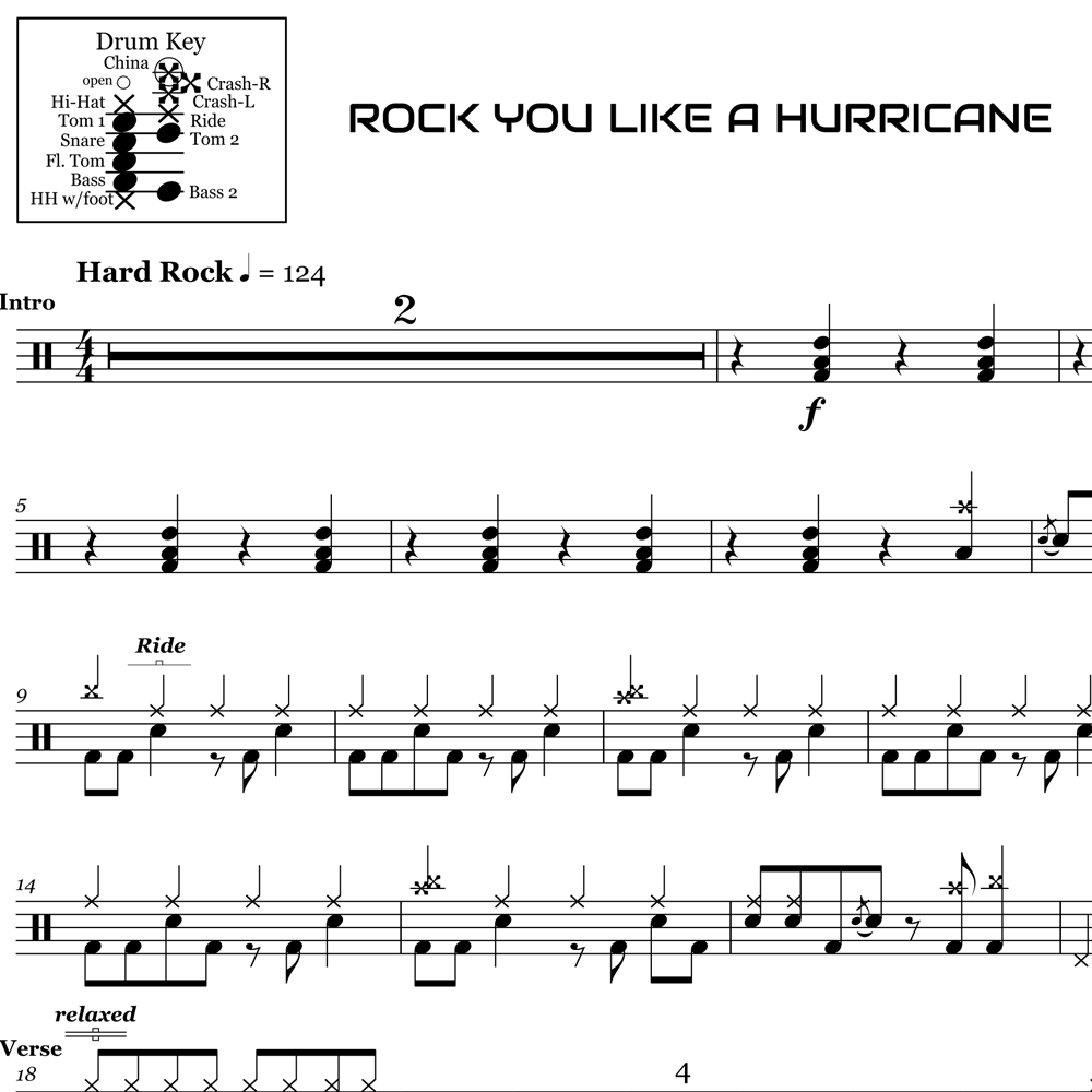 a Hurricane - Scorpions - Tromme Nodera Hurricane - Scorpions - Tromme Noder  