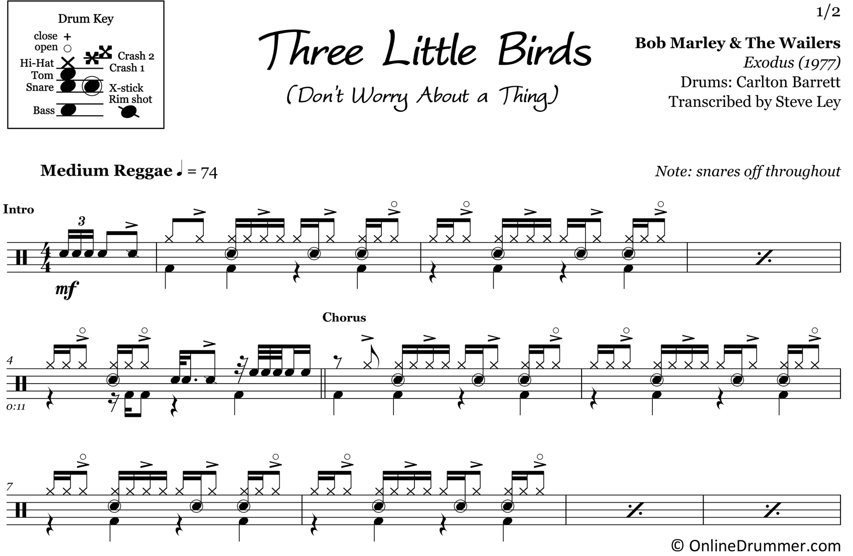 Three Little Birds - Bob Marley & The Wailers
