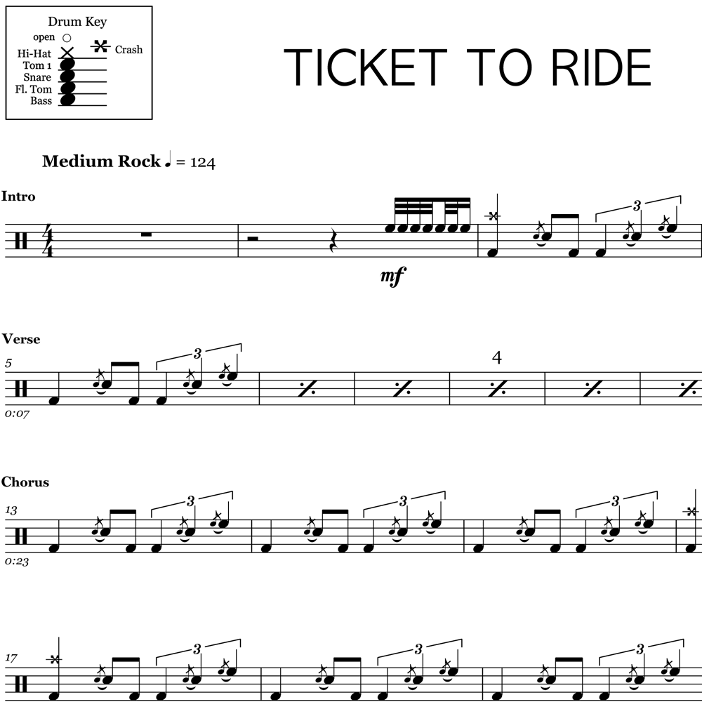 Ticket To Ride - The Beatles