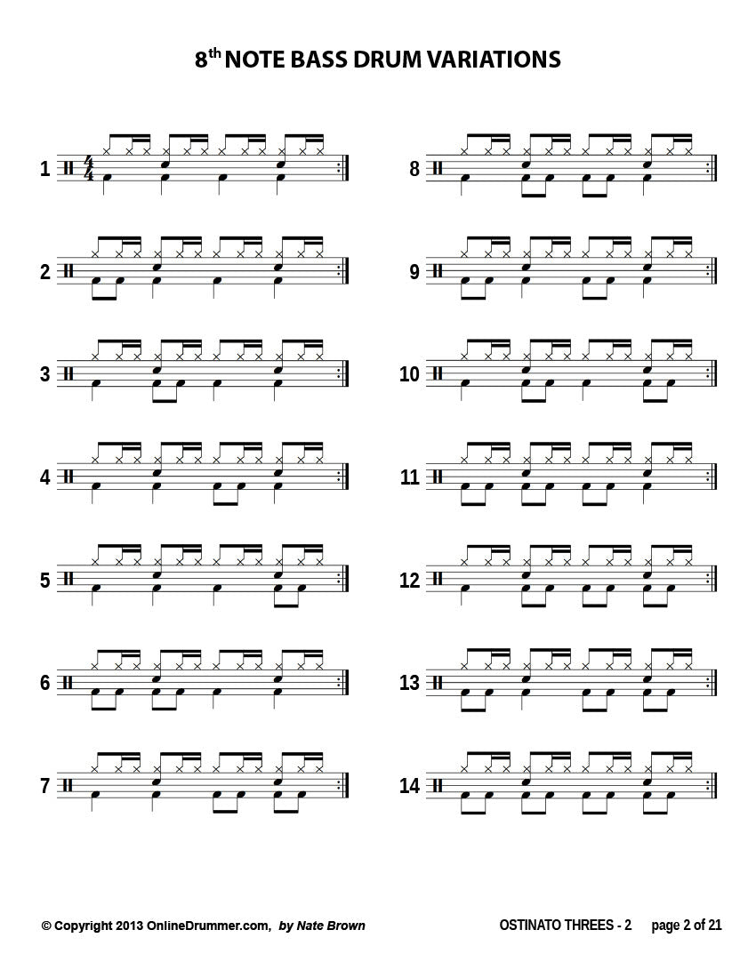 Ostinato Threes - Part 2 - Ebook