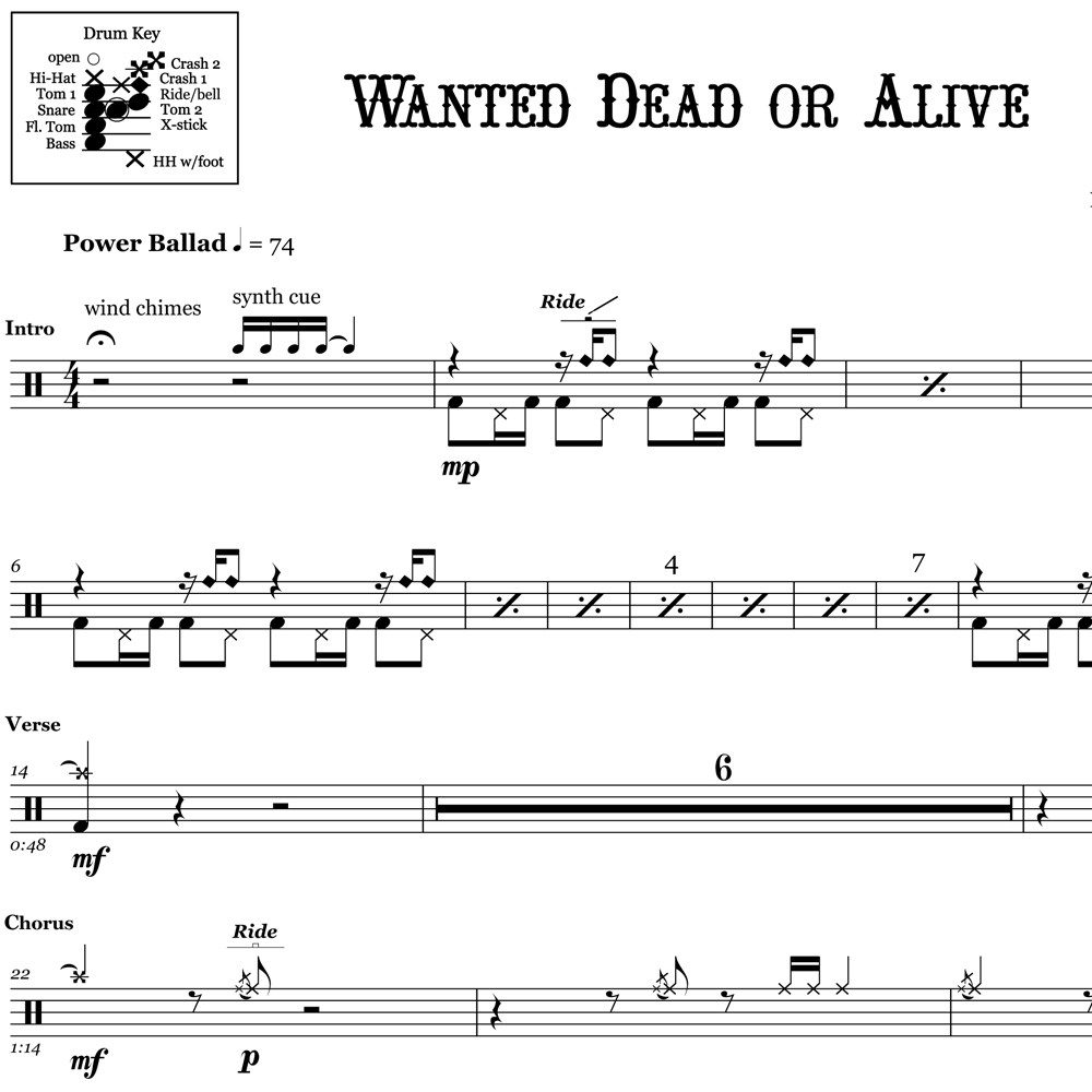 Wanted Dead or Alive - Bon Jovi
