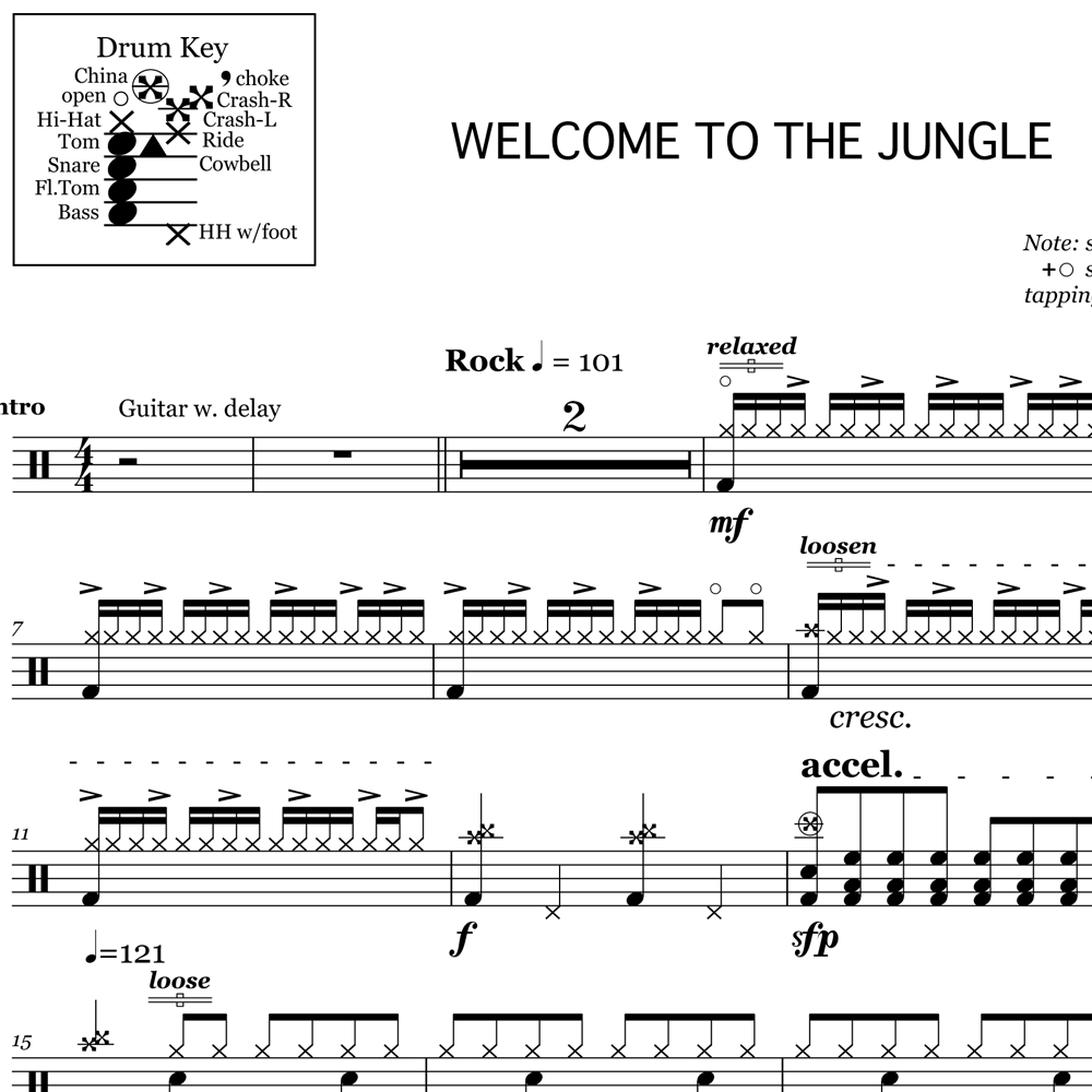 Welcome To The Jungle - Guns N Roses